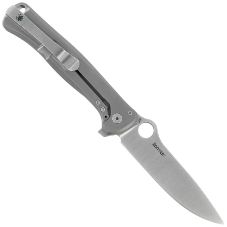 Nóż składany Spyderco Slym Titanium/Dark Matter Polar Fat Carbon, Satin M390 by Moletta (C271TIP)