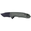 CIVIVI Mini Sandbar Green Micarta, Black Stonewashed by Eric Ochs (C20011-3)