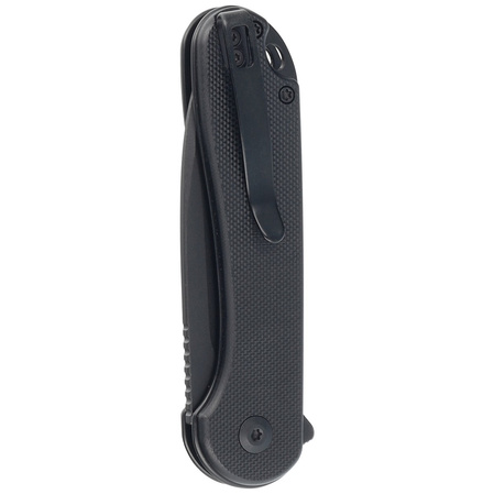 Nóż składany Civivi Button Lock Elementum II Black G10, Black Stonewashed Nitro-V (C18062P-1)