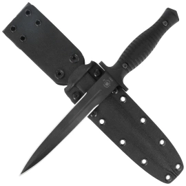 Nóż Spartan Blades George V-14 Dagger Black G10, Black PVD MagnaCut by Les George (SB27BKBKKYBK)