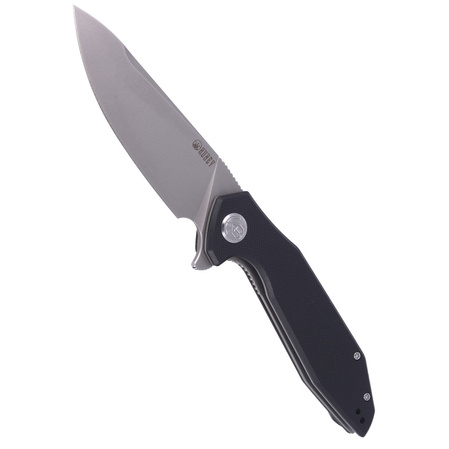 Kubey Nova LL KU117A Knife Black G10, Bead Blasted D2