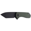 Nóż CIVIVI Elementum Flipper Green Micarta, Black Stonewashed (C907T-E)