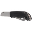 Nóż składany żeglarski MAC Coltellerie Boat 2 Black PP/TPE,  Satin W 1.4034 (MC BOT2.N)