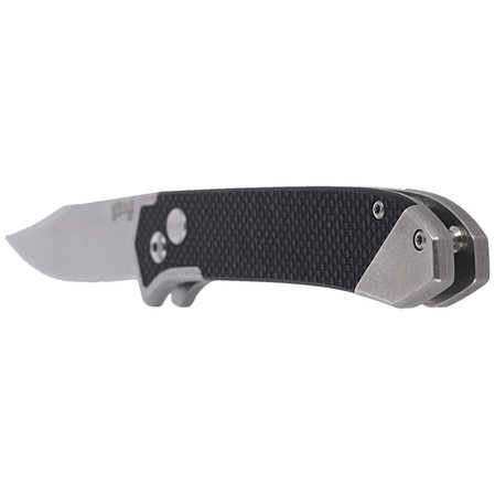 Nóż automatyczny Herbertz Selektion Black G10/Steel, Stonewashed 440A (53040)
