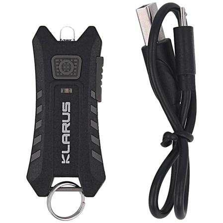 Klarus Mi2 Black, 40lm, Li-ion Battery / 120mAh, USB Keychain Light (Mi2 BLACK)