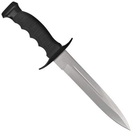 Muela 95-191 Black Rubber Knife, Satin 420H