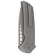 Nóż składany WE Knife Mini Malice Gray Titanium, Gray Stonewash CPM 20CV by Ferrum Forge (WE054BL-2)