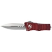 Microtech Combat Troodon D/E Merlot Aluminium, Satin M390 by Tony Marfione (142-4MR)