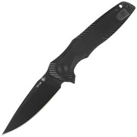 Spartan Blades Poros Knife Black G10, Black TiNi CPM 154CM by Curtis Iovito (SFBL11BK)