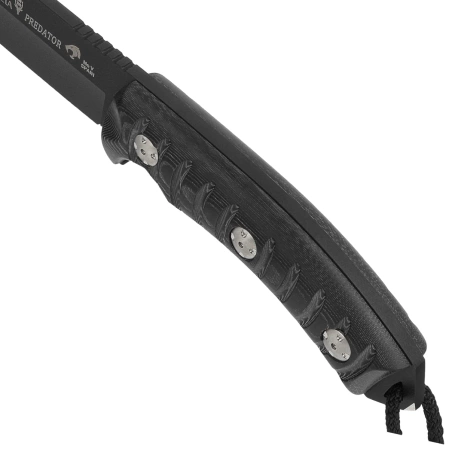 Nóż Muela Predator-14N Black Micarta, Black PTFE X50CrMoV15