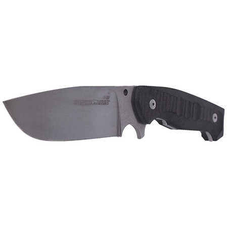 Viper Knife Borr Black Canvas Micarta, Stone Washed by Jesper Voxnæs (VT4008SWCB)