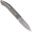 Nóż składany Real Steel Stella Premium Gray Titanium, Stonewashed S35VN by Poltergeist Works (9051)