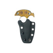 Kubey Cavy Pushdagger Yellow Ultem, Stonewashed 14C28N by MUZI Design (KU403F)