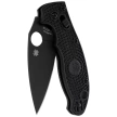 Spyderco Manix 2 Lightweight Black Blade PlainEdge Knife (C101PBBK2)