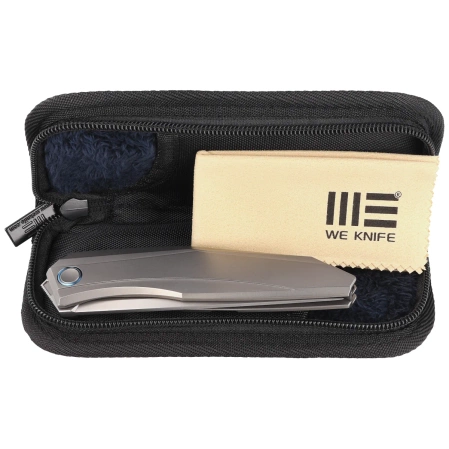 WE Knife Cybernetic LE No 016/205 Gray Titanium, Polished Bead Blasted CPM 20CV (WE22033-2)