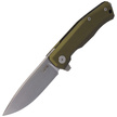 LionSteel Myto Knife Green Aluminum, StoneWashed M390 by Molletta (MT01A GS)
