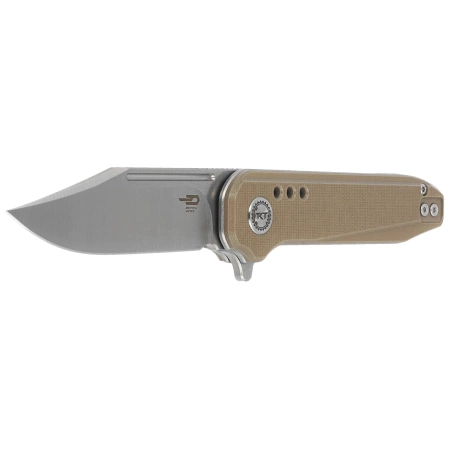 Bestech Syntax Beige CP G10, Stonewashed/Satin CPM 154CM by Todd Knife and Tool (BG41B)
