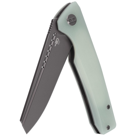Nóż składany Bestech Slyther Transparent G10, Grey Titanized 14C28N (BG51B-3)