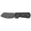 Civivi Crabby Knife Shredded Carbon Fiber, Damascus by Ken Onion Jr. (C24055-DS1)