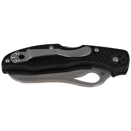 Spyderco Byrd Meadowlark 2 Rescue FRN Black, SpyderEdge (BY19SBK2)