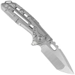 Reate T1000 Gray Titanium, Satin CPM 3V by Alvin Lee (T1000 TBB)