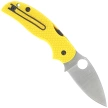 Spyderco Sage 5 Lightweight Salt Knife Yellow FRN, Satin MagnaCut by Sal Glesser (C123PYL)