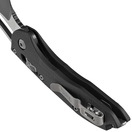 Microtech Stitch Ram-Lok S/E Knife Black Fluted G10, Black P/S M390MK by Sebastijan Berenji and Tony Marfione (169RL-2FLGTBK)