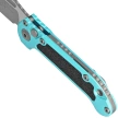 Nóż automatyczny Microtech LUDT Gen III S/E Turquoise Aluminium, Apocalyptic M390MK by Tony Marfione (1135-10APTQ)