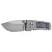 Nóż składany Remette RT-Aurora Gray Titanium/Carbon Fiber, Manual Fine Grinding Satin/Pearlescent M390 (AURA-P)