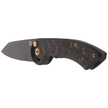 Nóż składany FOX Radius Carbon Fiber/Copper, Black PVD M390 by Denis Simonutti (FX-550 CFB)