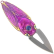 Nóż składany Rike Knife RK Cicada-PG Purple / Gold Titanium, Bead Blasted M390