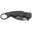 Fox Karambit Knife w/ Emerson Wave Black G10, Black Idroglider N690Co (479)