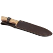 Muela Machete-D Desert Canvas Micarta, Satin X50CrMoV15