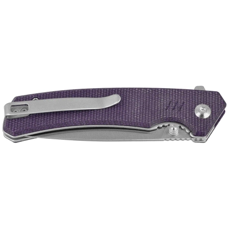Nóż składany Civivi Merit Purple Canvas Micarta, Satin 14C28N (C24012-3)