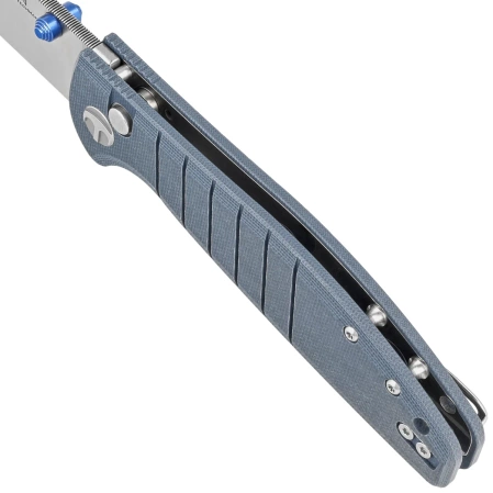 Nóż składany Bestechman Goodboy Blue G10, Satin D2 by Keanu Alfaro (BMK04I)