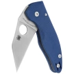 Spyderco MicroJimbo Knife Cobalt Blue G10, Satin CPM SPY27 by Michael Janich (C264GPCBL)