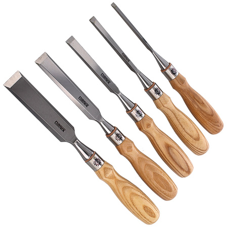Set of 5 carpentry chisels Narex Richter 6, 10, 13, 19, 25 (853600)