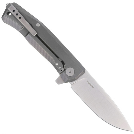 Nóż składany LionSteel Myto, Green Canvas Micarta, Satin M390 by Michele Pensato (MT01 CVG)
