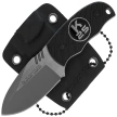 K25 RK-32331 Neck Knife Black G10, Titanium/Brushed 7Cr17Mov