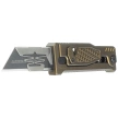 Reate EXO-U-V2 Diamond Pattern OTF Gravity Knife Bronze Aluminium, Stainless Steel (EXO-U-V2 DPB)