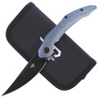 Bestech Marukka Blue Titanium, Black Stonewashed M390 by Kombou Knife (BT2002B)