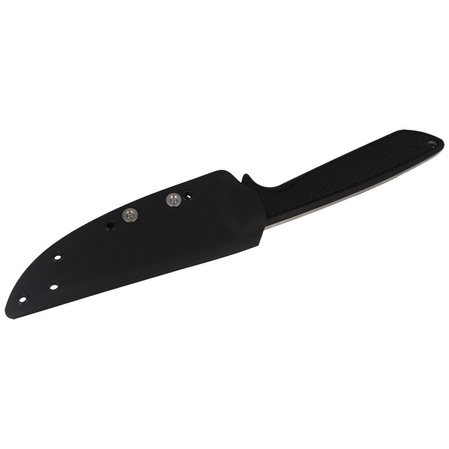 Spyderco Waterway G-10 Black PlainEgde Knife (FB43GP)