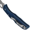 Spyderco Endela Lightweight Knife Cobalt Blue FRN, Satin CPM SPY27 by Sal Glesser(C243PCBL)