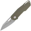 Bestech Toddler Knife OD Green G10, Satin / Stonewashed 14C28N by Maciej Torbé (BG64B)