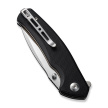 Sencut Slashkin Knife Black G10, Satin D2 (S20066-1)