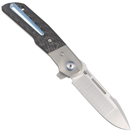 Nóż składany MKM Clap Carbon Fiber, Satin M390 by Bob Terzuola (MK LS01-CT)
