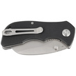 Nóż składany Kubey Karaji Black G10, Bead Blasted D2 (KU180A)