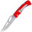 Mikov Crocodile Red ABS Folding Knife, Mirror Finish with Clip (243-NH-1/A CLIP/RED)