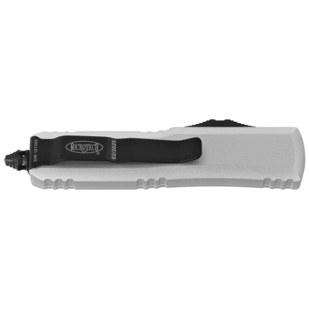 Nóż automatyczny OTF Microtech UTX-85 S/E Natural Clear Aluminium, Black M390 (231-1CR)