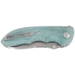 Viper Moon Teal Green Canvas Micarta, Stonewashed MagnaCut by Fabrizio Silvestrelli Knife (V6010TE)